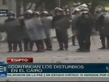 Nuevo enfrentamiento entre opositores y policías en Egipto