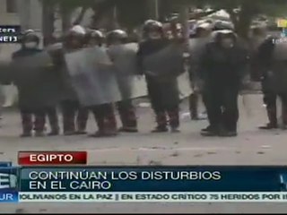 Nuevo enfrentamiento entre opositores y policías en Egipto