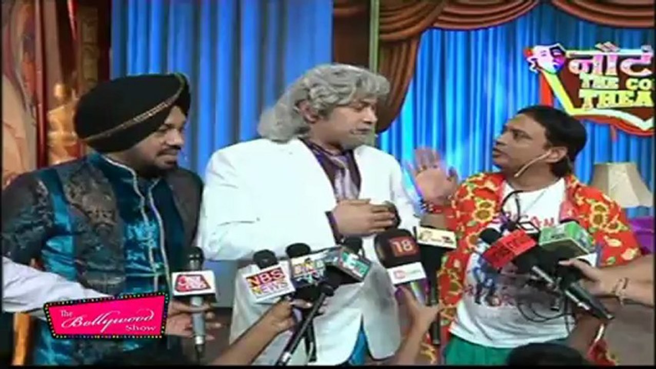 Behind the scenes of comedy show