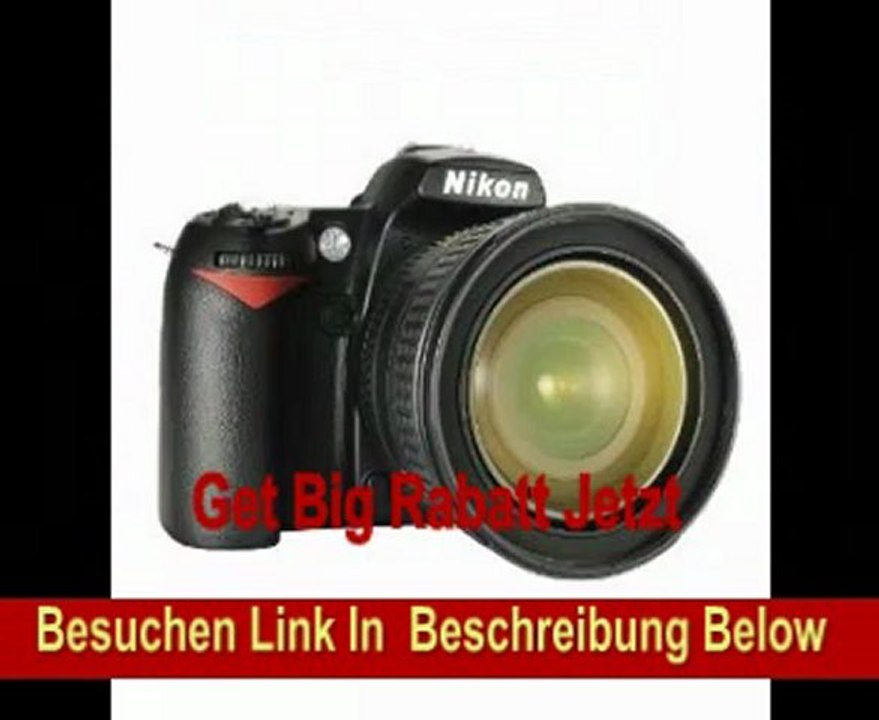 Nikon D90 SLR-Digitalkamera (12 Megapixel, Live-View, HD-Videofunktion) Kit inkl. 16-85mm 1:3,5-5,6G VR Objektiv (bildstab.)
