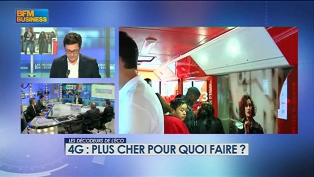 4G : plus cher pour quoi faire ? - 29 janvier - BFM : Les décodeurs de l'éco 1/5