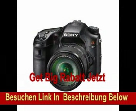 Sony SLT-A77VM SLR-Digitalkamera (24 Megapixel, 7,6 cm (3 Zoll) Display, Live View, bildstabilisiert) mit 18-135mm Objektiv schwarz