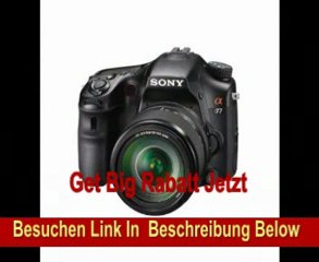 Sony SLT-A77VM SLR-Digitalkamera (24 Megapixel, 7,6 cm (3 Zoll) Display, Live View, bildstabilisiert) mit 18-135mm Objektiv schwarz