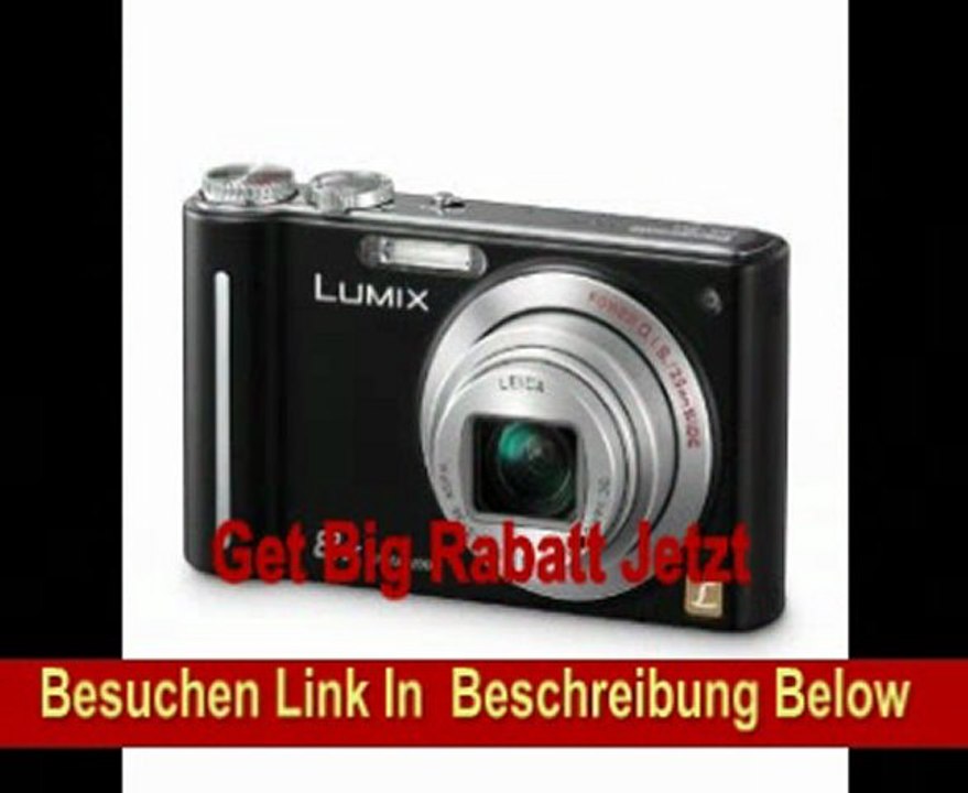 Panasonic LUMIX DMC-ZX1 EG-K Digitalkamera (12 Megapixel, 8-fach opt. Zoom, 6,9 cm (2,7 Zoll) Display, Bildstabilisator) schwarz