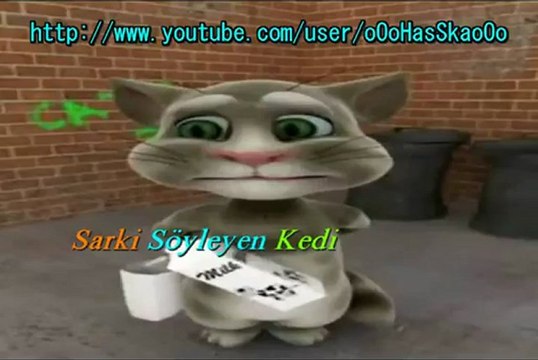 Sesliroom Sarki Söyleyen Kedi (Acayip Komik) Tridine Bandim