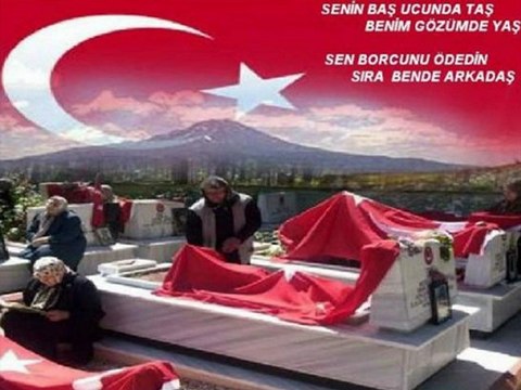 TÜRKÜN YUMRUGU SERT YÜREGİ MERTTİR CANINI SIKARSAN BAŞINA DERTTİR VATAN SAOLSUN