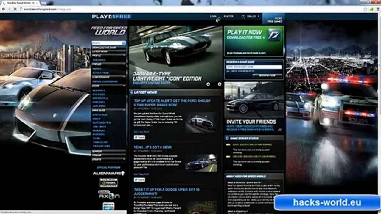 Need For Speed World Boost Adder 2013 - Hack \ FREE Download , téléchargement