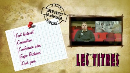 Journal du mercredi 30 janvier - Télé Gohelle