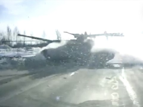 Un nouveau danger sur les routes Russes.