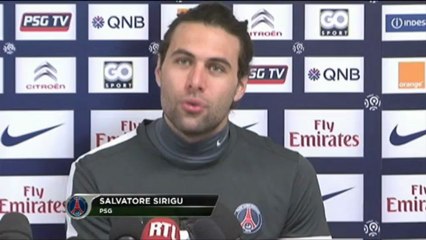 PSG - Sirigu : "A Lille, on a été un peu aidé"