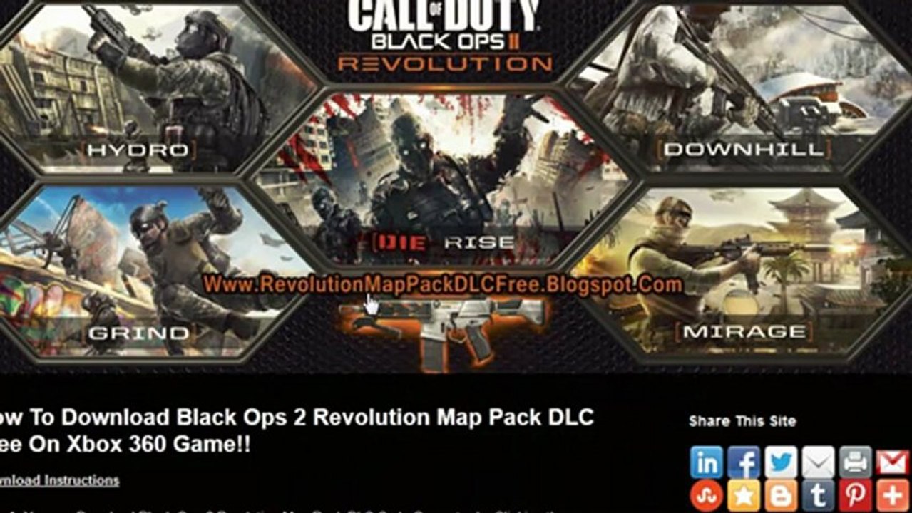 How to Install Black Ops 2 Revolution Map Pack DLC - video Dailymotion