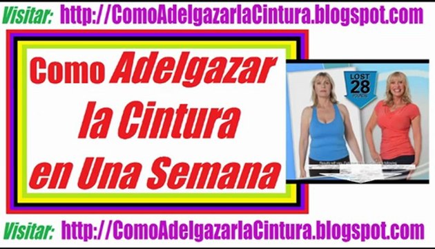 Como Adelgazar la Panza en 3 Dias Para Bajar la Barriga y Tener un Vientre Plano en una Semana | Cómo Reducir la Cintura Rápido