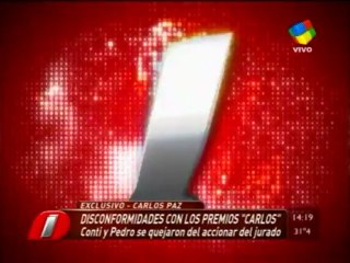 Peter y Gustavo sobre los premios Carlos-pronto.com.ar