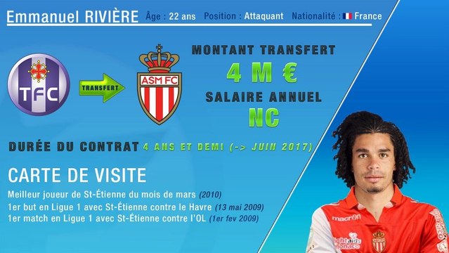 Officiel : Rivière quitte Toulouse et signe à Monaco !