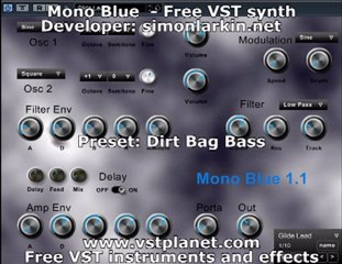 Mono Blue - Free VST synth