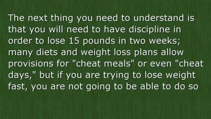 Quick Weight Loss Secrets