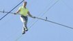 Tightrope Daredevil Nik Wallenda Walks 200 Feet Over Florida Highway Without Safety Harness