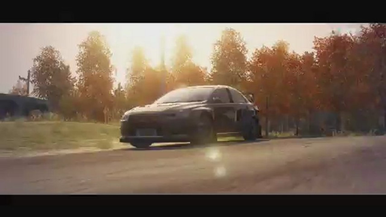 DiRT3 rally successions de virages en evo