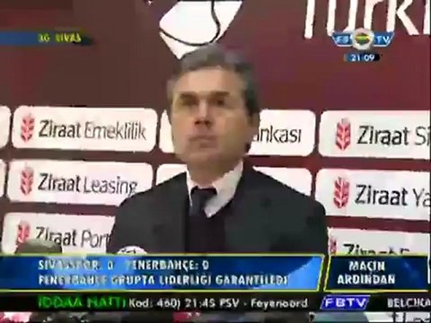 Aykut Kocaman'ın basın toplantısı Sivasspor ZTK 30 Ocak 2013