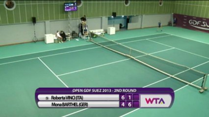 Barthel batte Vinci - Parigi, 2° turno