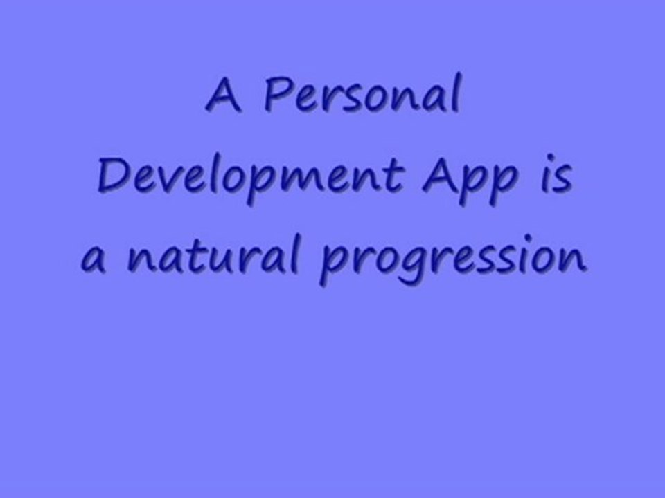 The new mobile app to inspire personal growth and development.