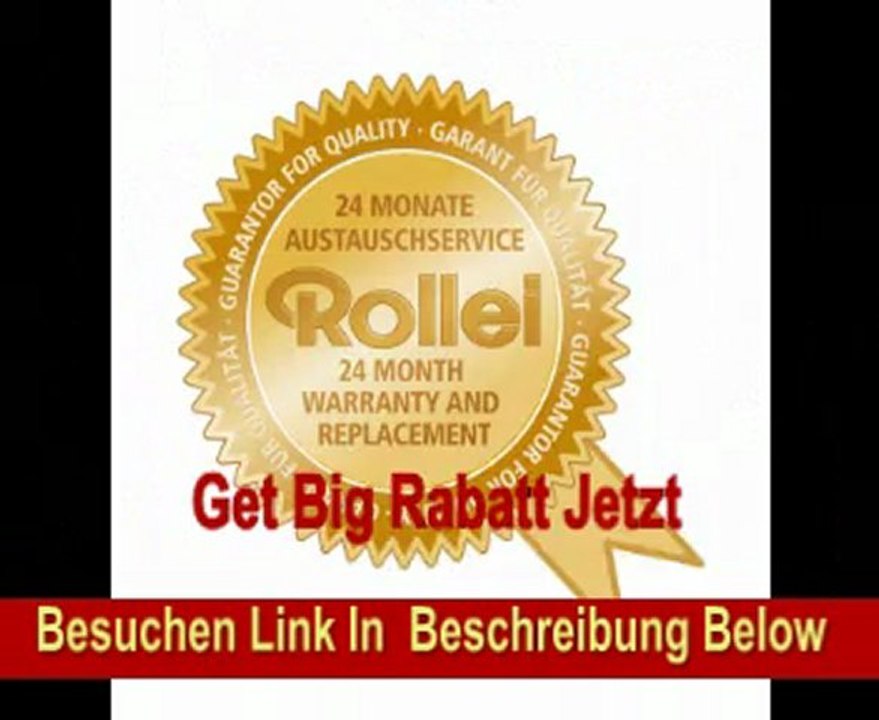 Rollei Compactline 55 Digitalkamera (5 Megapixel, 3-fach opt. Zoom, 6,1 cm (2,4 Zoll) Display) silber