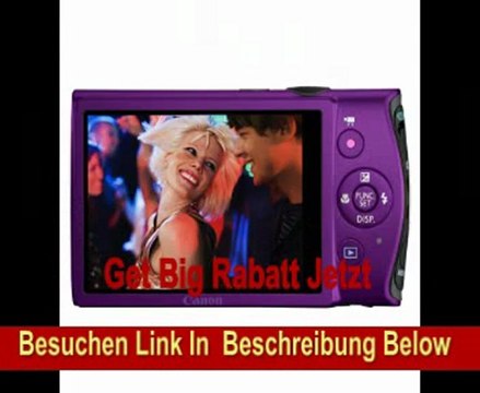 Canon IXUS 230 HS Digitalkamera (12 Megapixel, 8-fach opt. Zoom, 7,6 cm (3 Zoll) Display, bildstabilisiert) violett