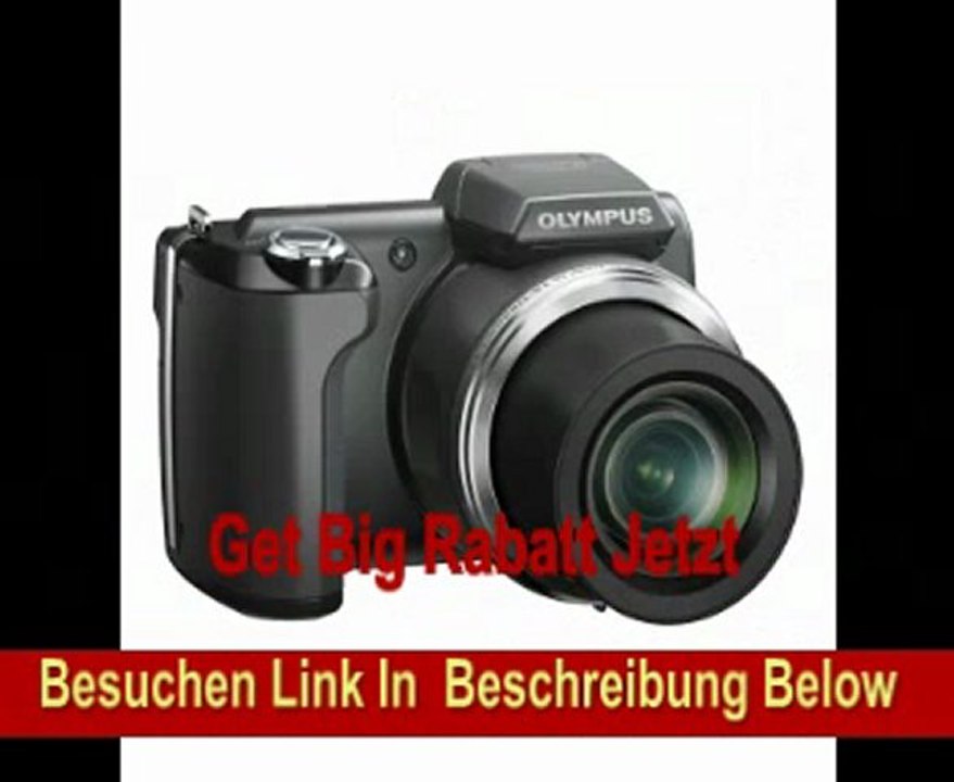 Olympus SP-610UZ Digitalkamera (14 Megapixel, 22-fach opt. Zoom, 7,6 cm (3 Zoll) Display, bildstabilisiert) schwarz