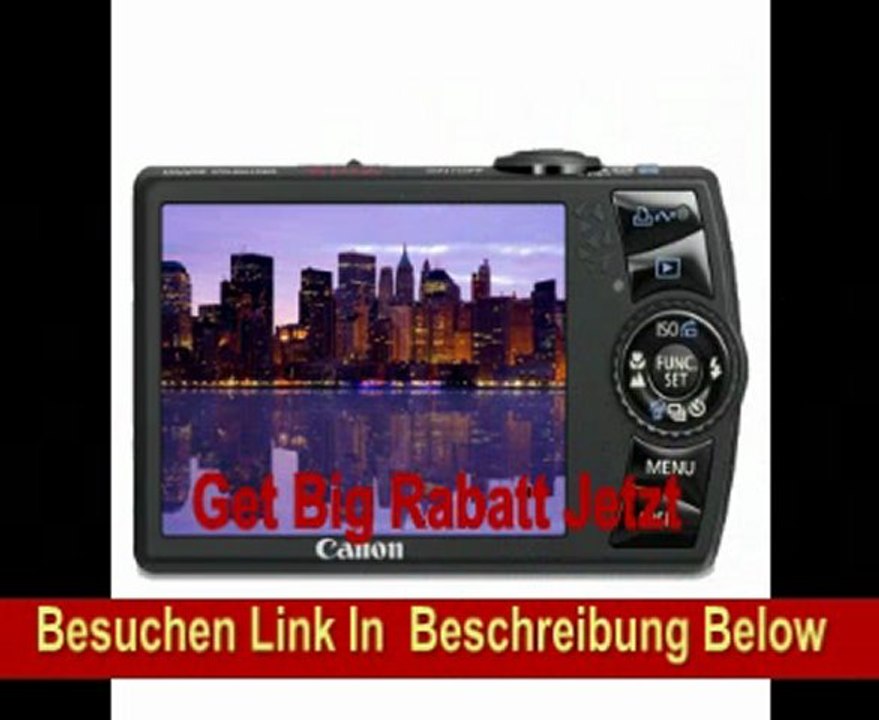 Canon Digital IXUS 870 IS Digitalkamera (10 Megapixel, 4-fach optischer Zoom, 7,6 cm (3 Zoll) Display) silber