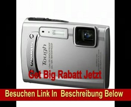 Olympus Tough TG-310 Digitalkamera (14 Megapixel, 3,6-fach opt, Zoom, 6,9 cm (2,7 Zoll) Display, bildstabilisiert, 3m wasserdicht, 1,5m stoßfest) silber