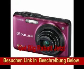 Casio Exilim EX-ZR10 Highspeed-Digitalkamera (12 Megapixel, 7-fach opt, Zoom, 7,6 cm (3 Zoll) Display, bildstabilisiert) pink