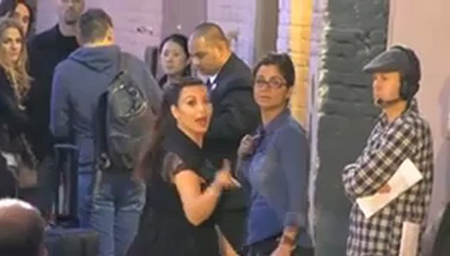 Kim Kardashian Wows in Short Lace Dress