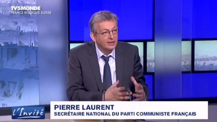 Pierre Laurent « L’invité » de TV5 Monde