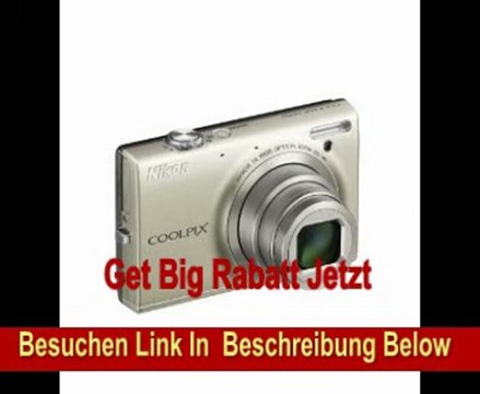 Nikon Coolpix S6150 Digitalkamera (16 Megapixel, 7-fach opt. Zoom, 7,5 cm (3 Zoll) Display, HD-Video, bildstabilisiert) silber