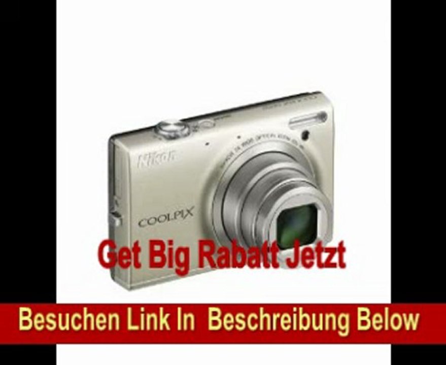Nikon Coolpix S6150 Digitalkamera (16 Megapixel, 7-fach opt. Zoom, 7,5 cm (3 Zoll) Display, HD-Video, bildstabilisiert) silber