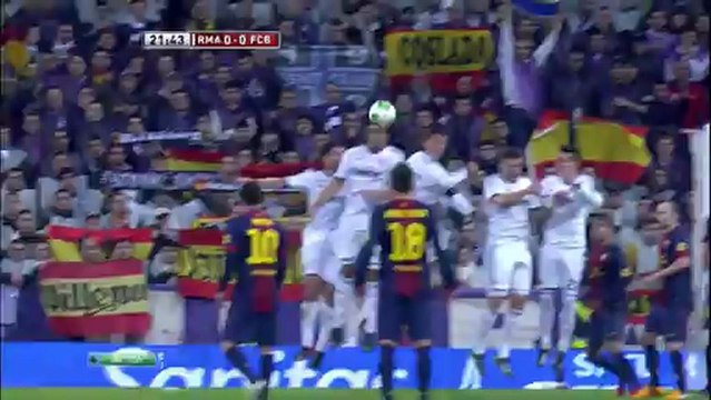 Футбол. Кубок Испании. Полуфинал. Первый матч. Реал (Мадрид)-Барселона. 1 тайм (30.01.2013)