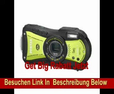 Pentax Optio WG-1 GPS-Digitalkamera (14 Megapixel, 5-fach opt. Zoom, 6,9 cm (2,7 Zoll) Display, bildstabilisiert) grün