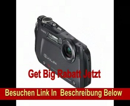 Casio Exilim EX-G1 Digitalkamera (12 Megapixel, 3-fach opt. Zoom, 6,4 cm (2,5 Zoll) Display, bis zu 3m wasserdicht, bis von 2,13m stoßfest) schwarz
