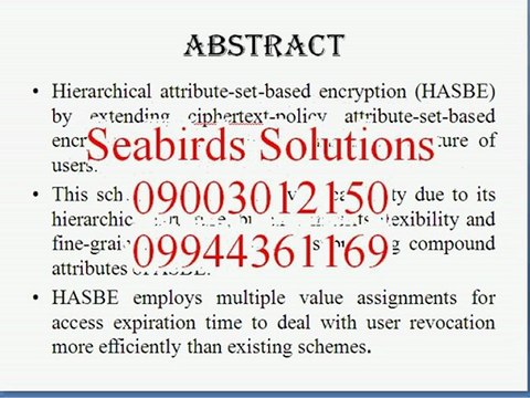 HASBE: A Hierarchical Attribute-Based Solution for Flexible and Scalable Access Control in Cloud Computing