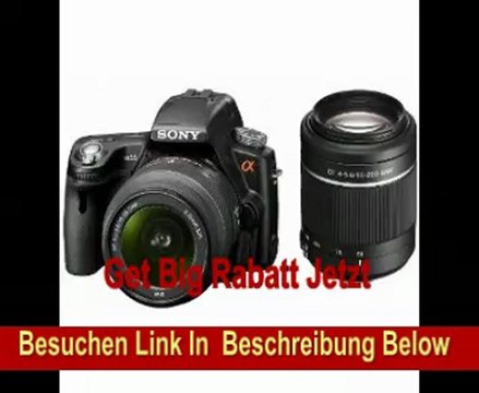 Sony SLT-A55VY SLT-Digitalkamera (16 Megapixel, Live View, Full HD, 3D Sweep Panorama) Kit inkl. 18-55 mm und 55-200 mm Objektiven