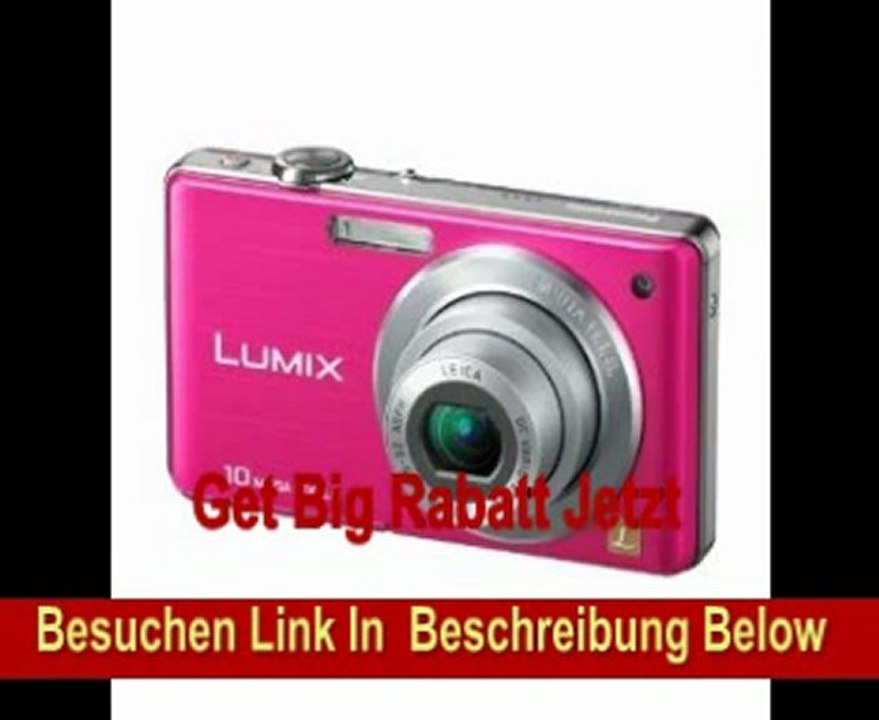 Panasonic Lumix DMC-FS7 Digitalkamera (10 Megapixel, 4-fach opt. Zoom, 6,9 cm (2,7 Zoll) Display, Bildstabilisator) rosa