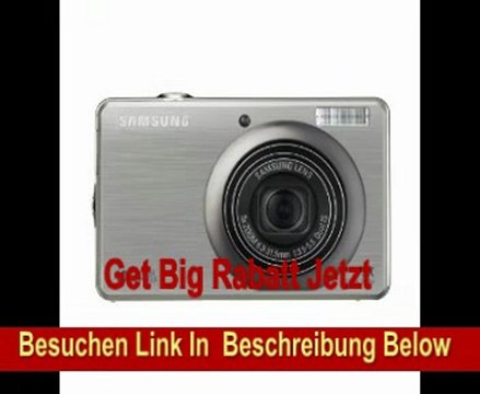 Samsung PL60 Digitalkamera (10 Megapixel, 5-fach opt. Zoom, 6,9 cm (2,7 Zoll) Display, dualer Bildstabilisator) silber
