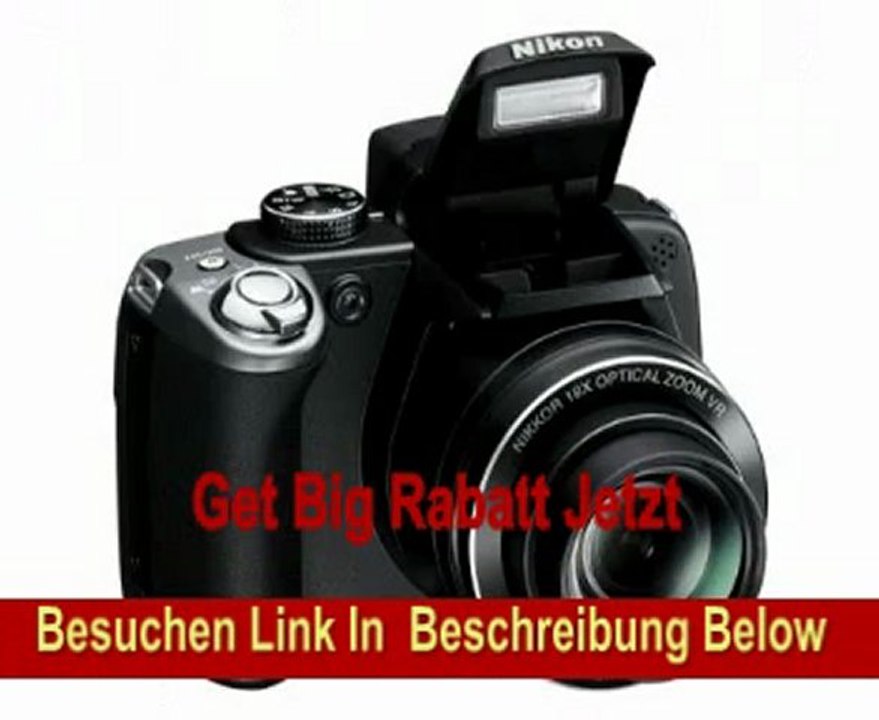 Nikon Coolpix P80 Digitalkamera (10 Megapixel, 18-fach opt. Zoom, 6,9 cm (2,7 Zoll) Display, Bildstabilisator)