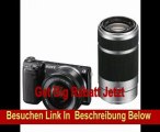 Sony NEX-5RYB Kompakte Systemkamera (16,1 Megapixel, 7,6 cm (3 Zoll) Touchscreen, Full HD, Kontrast AF, WiFi) inkl. SEL-P1650 und SEL-55210 Zoom-Objektiv schw