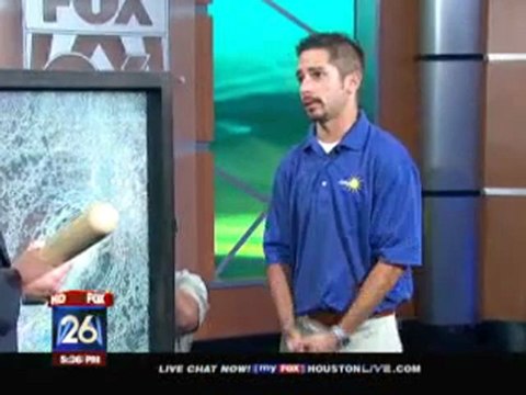 window tinting philadelphia pa | Fox 26 Hurricane Briefing - 3M Ultra Prestige Window Film Withstands Hurricane Damage