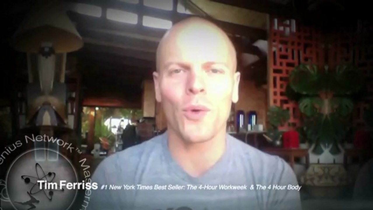 Business Coach Tim Ferriss at the Genius Network Mastermind