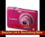 Panasonic Lumix DMC-FS22EG-P Digitalkamera (16 Megapixel, 4-fach opt. Zoom, 7,5 cm (3 Zoll) Touchscreen, bildstabilisiert) pink