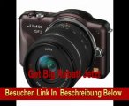 Panasonic Lumix DMC-GF3KEG-T Systemkamera (12 Megapixel, 7,5 cm (3 Zoll) Touchscreen, LiveView, bildstabilisiert) chocolate inkl. Lumix G Vario PZ 14-42mm Objektiv