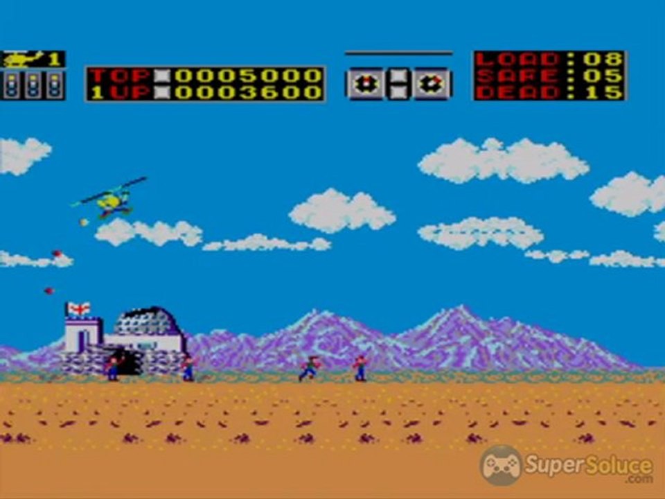 Choplifter : Des otages sauvés et des hélicos cassés