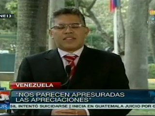 Jaua rechaza declaraciones de Comisionada de DD.HH de ONU